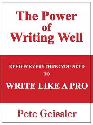 cover image of Review Everything You Need to Write Like a Pro